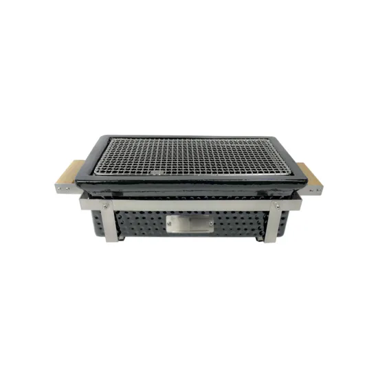 Japanese Square Shape Charcoal Black BBQ Grill  for Party Garden