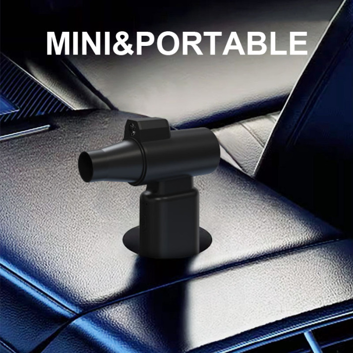Επαναφορτιζόμενη μίνι αέρα Duster Portable Electric LED φυσητήρα