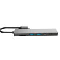 7 in 1 USB C Dock met 4khdmi