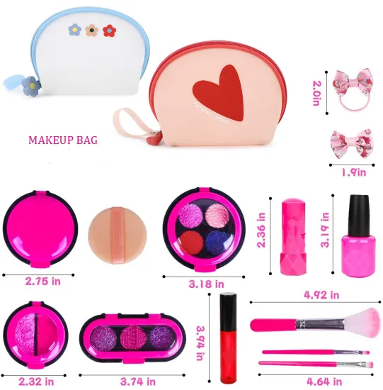 DIY Princess Art Play Makeup Set: The Ultimate Kids' Cosmetic Toy Kit for Creative Fun
