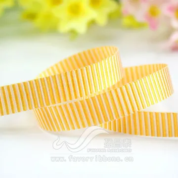 Wholesale 9mm stripe polyester ribbon