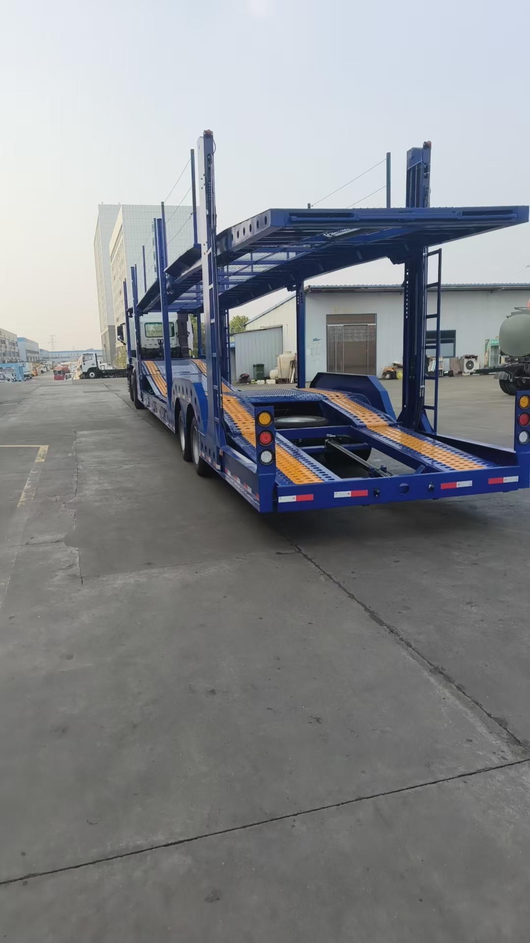 Small Transport Car Carrier Trailer