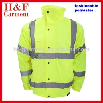 High-Visibility Bomber Jacket Mens Workwear