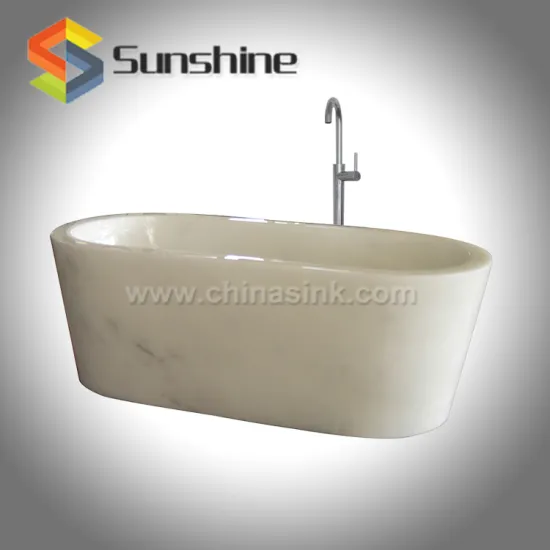 Polished Stone Bathtubs White Marble Tubs