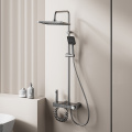 New Digital Display Rainfall Bathroom Shower Faucet Set