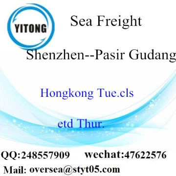 Shenzhen Port LCL Konsolidierung nach Pasir Gudang