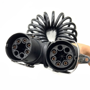 7-Core Spiral Wire Assembly for Semi-Trailer Connectors and Plugs