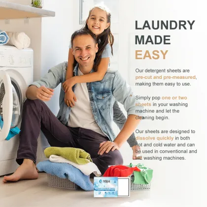 Biodegradable Natural Plant Laundry Detergent Sheet/Strips