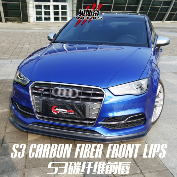 13-16 Au*di S3 body kit Front Lip Rear Diffuser Side Skirts Auto parts