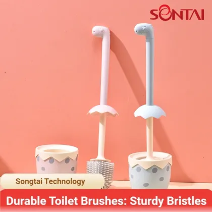 Egg-Shaped Toilet Cleaning Brush