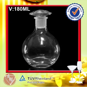 Round Japan Glass Bottle 180ML Glass Oil And Vinegar