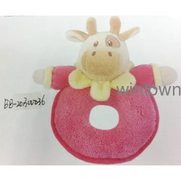 Animal shape  baby rattle toys  hot sale in 2013