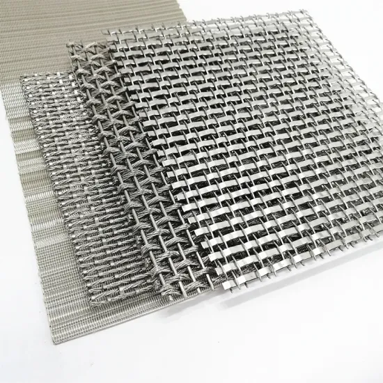 Stainless Steel Decorative Metal Crimped Wire Mesh Panels for Facades and Filters - 1pc