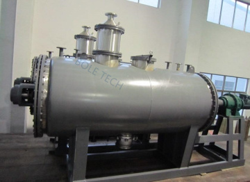 Vacuum rake dryer for battery materials drying machine