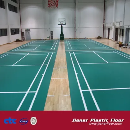 PVC sport flooring for International badminton special floor
