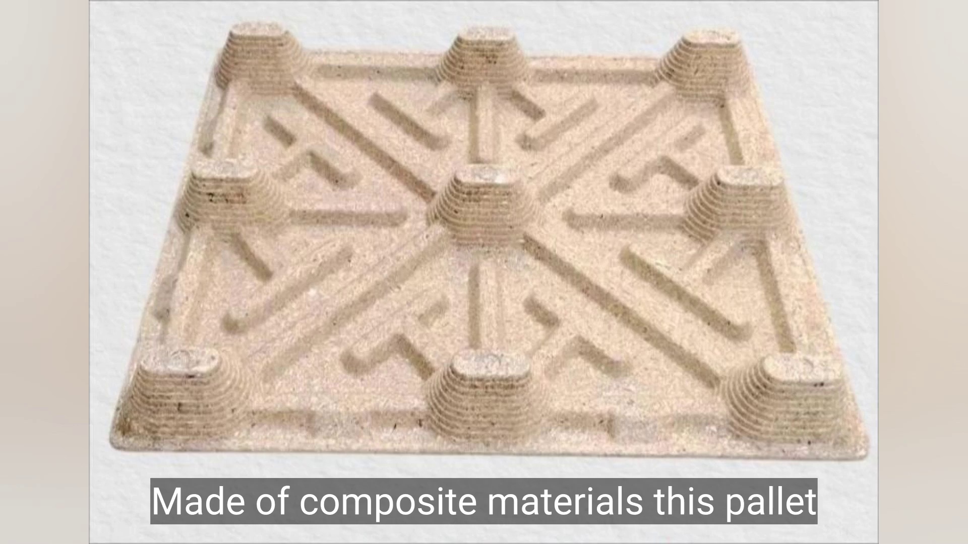 Low-Carbon MDI Compressed Wood Pallets for Sustainable Logistics