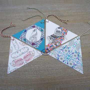New Design High Quality Printing Shaped Paper Gift Tag Wholesale