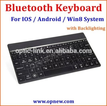Universal Wireless bluetooth Keyboard for Laptops & Tablets, Compatible with IOS, Android, andWin8 Systems with backlighting