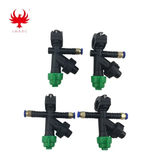 JMRRC Agricultural Drone Quad High-pressure Sprinklers Green Nozzle With Modified Quick Release Copper Head For 8mm Water Pipe