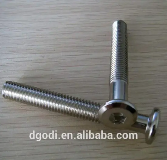 custom made types of furniture hardware screw nut bolt