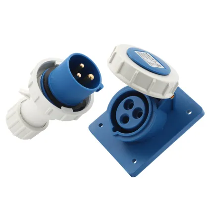 Industrial Blue Surface Mount Socket 16A 32A Wall Socket Manufacturers
