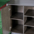 Wooden Shoe Rack With Doors