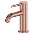 Diamond Cutting Brass Basin Faucet Gold