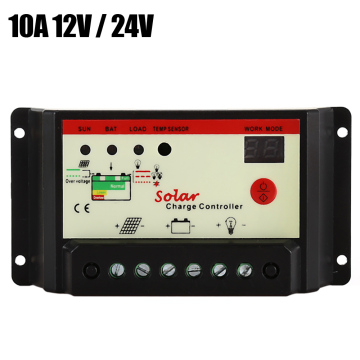 Hot Sale 10A 12V 24V PWM Solar Controller for LED Street Lighting & Solar Home Systems