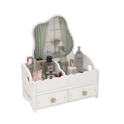 Modern Luxury Creative Cloud Makeup Mirror Jewelry Storage Box