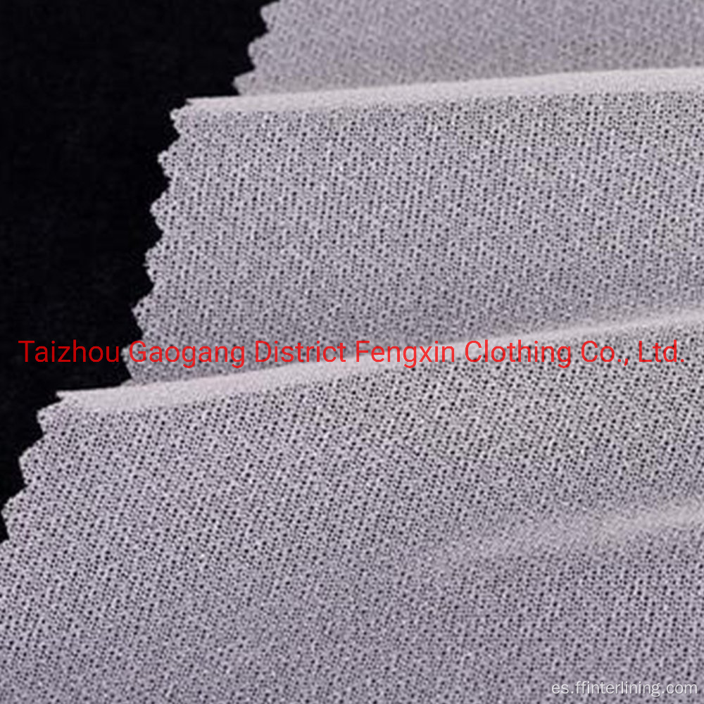 100% Poliéster Tarjeta tejida Fusible Interlining 75D