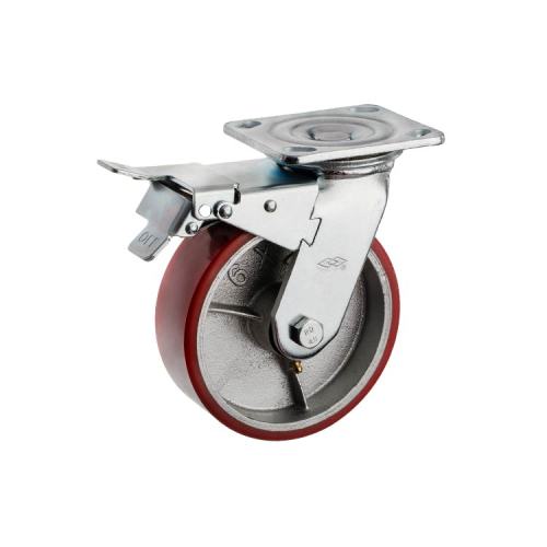 heavy duty caster scaffolding swivel caster with brake