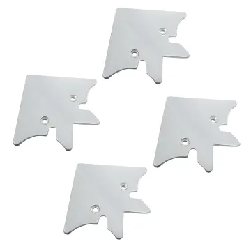 L-Shaped Aluminum Frame Connector for Wardrobe and Cabinet Doors