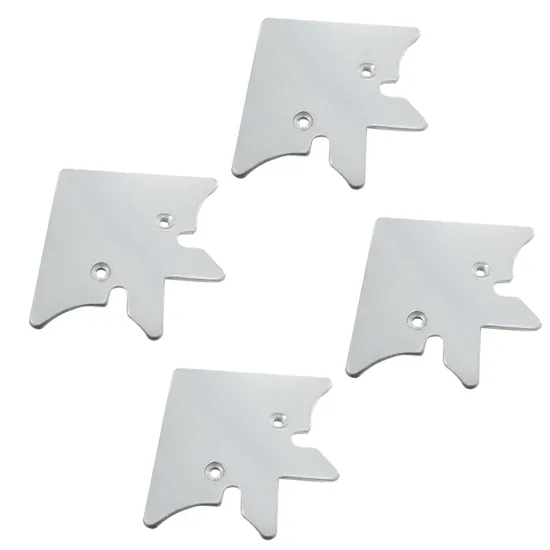 L-Shaped Aluminum Frame Connector for Wardrobe and Cabinet Doors