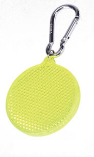 Bright high visibility safety round shape hanger