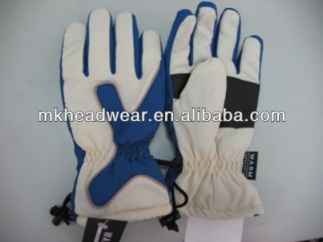 men cool polyester waterproof ski gloves