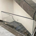 Glass balustrade handrail staircase aluminum profiles