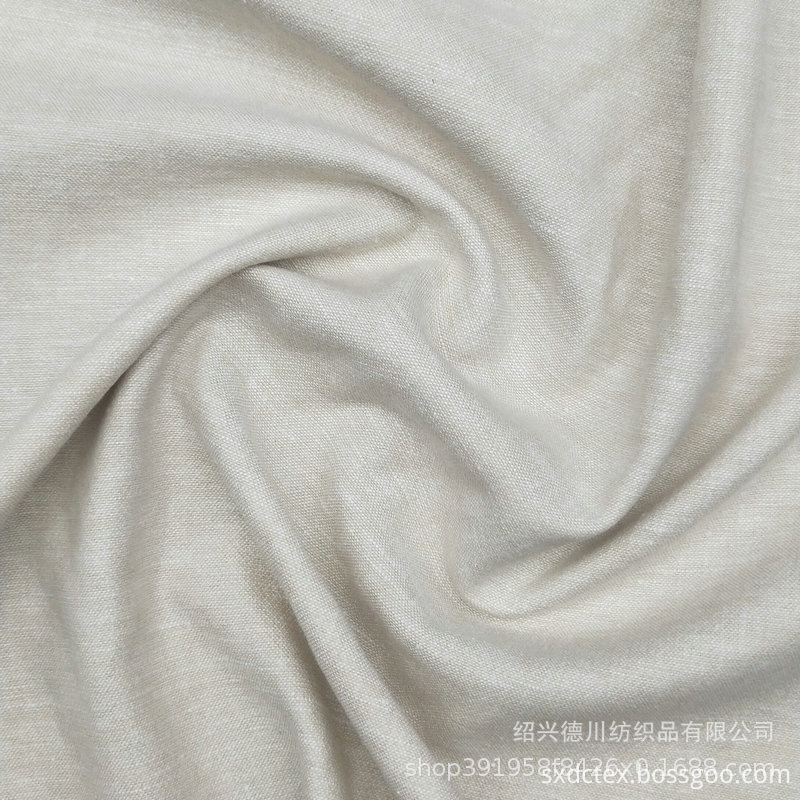 Custom Linen Cotton Spandex Yarn Dyed Garment Fabric