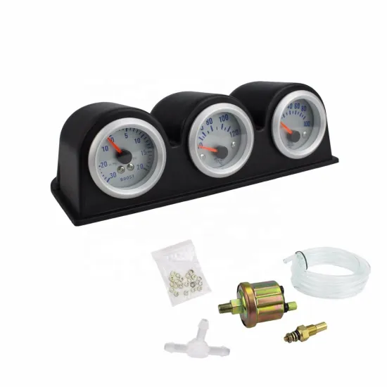 2" 52MM Triple Gauge Kit: Tachometer, RPM, Water Temperature, Oil Pressure, and Fuel Pressure Meter