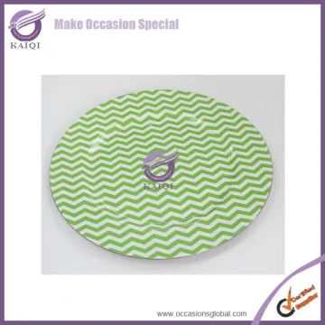 17777 plastic paper waffle maker custom number dinner plate