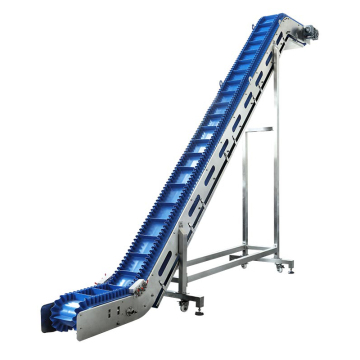 PU Easy Clean Inclined Belt Conveyor For Food