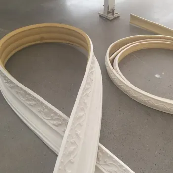 PU Foam Flexible Arc Moulding for Decoration