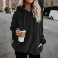 Womens Oversized Fuzzy Fleece Sweatshirts