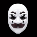 Máscara de Halloween de resina de palhaço sorridente assustador