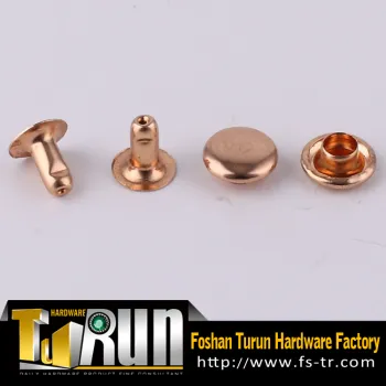 Classic Double Cap Common Rivet For Decoration Bag Accessories