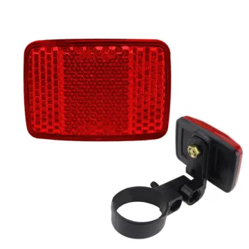 2018 New Bicycle Front Rear Reflective Lens MTB Road Bike Automatic Reflectors Cycling Warning Light Cycling Safety Accessories