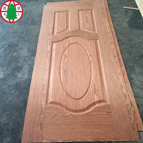 Chapa de madera HDF moldeado piel de la puerta