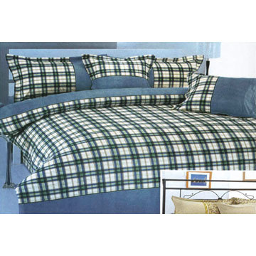 6-Piece Grid Bedding Set