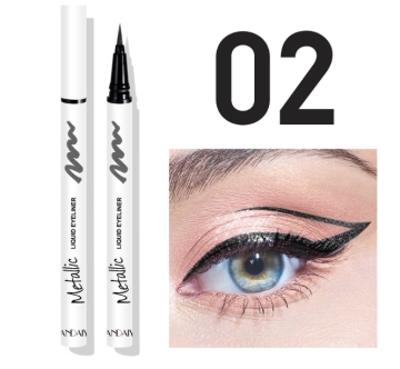 European American Waterproof Non Smudging 6 Color Eyeliner Liquid Pen with Pearl Light Fine Glitter