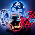 Máscara LED Capitão América Full Face