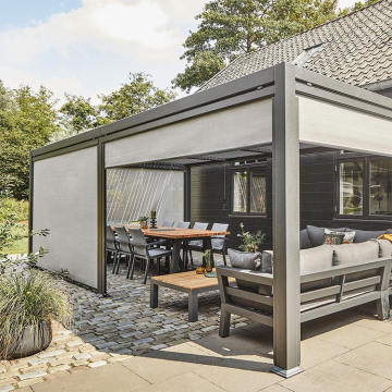 Bon Pergola Motorised Aluminium Metal 3x3M Villa Pergola Aluminium Outdoor 14x10